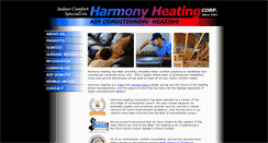 Desktop Screenshot of harmonyheating.com